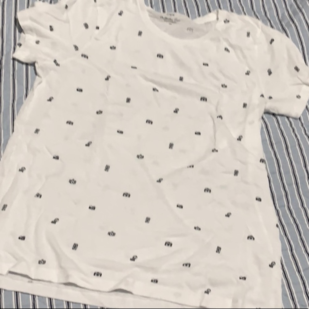 J Crew Collector Tee Camera Print